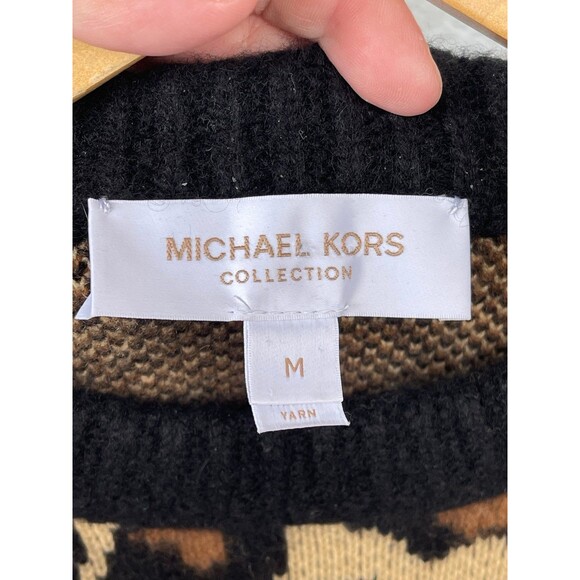 MICHAEL KORS COLLECTION
Leopard Jacquard Cashmere Sweater  medium - Picture 7 of 12
